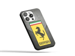 Ferrari Custodia Silicone Smartphone Tocco di Lusso